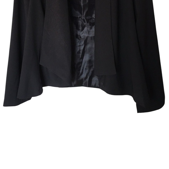 Joe B Elegant Black open front Blazer Sz XL - Picture 3 of 15